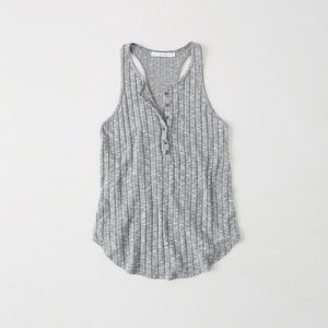 Abercrombie & Fitch Grey tank size Small